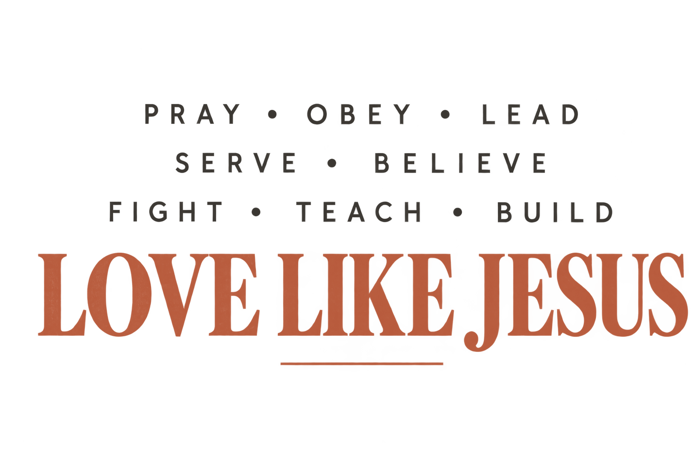 Love Like Jesus
