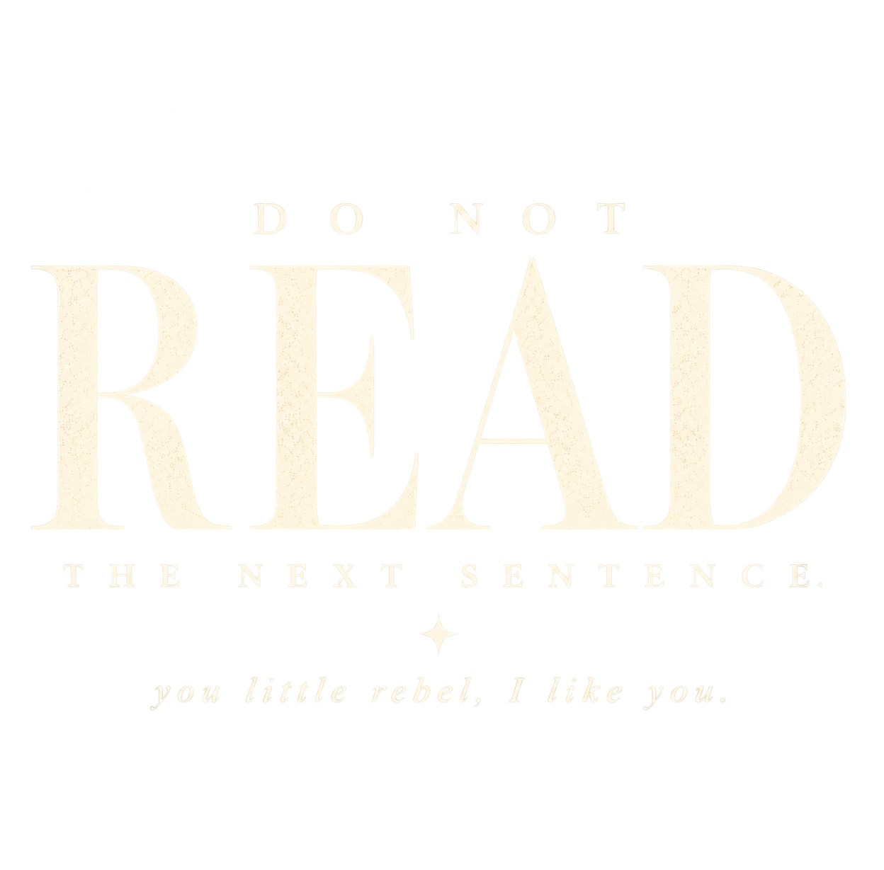 Do Not Read This